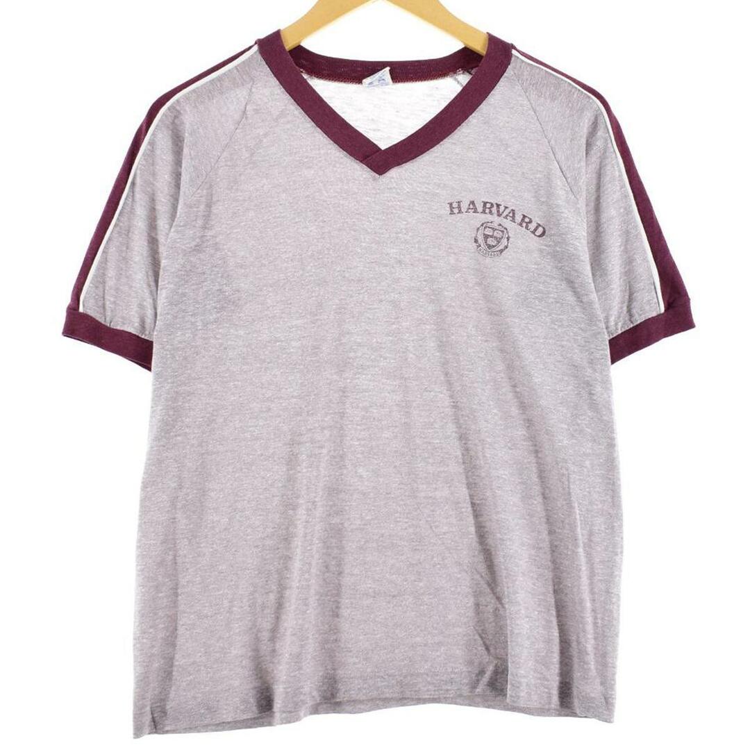 80年代 チャンピオン Champion トリコタグ HARVARD ハーバード大学 V