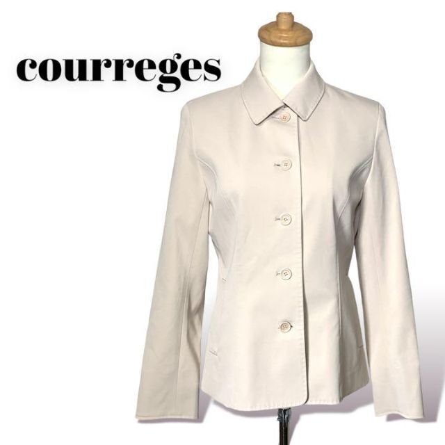 Courreges(クレージュ)のcourreges クレージュ コート コクーン 薄いベージュ フェミニン レディースのジャケット/アウター(その他)の商品写真