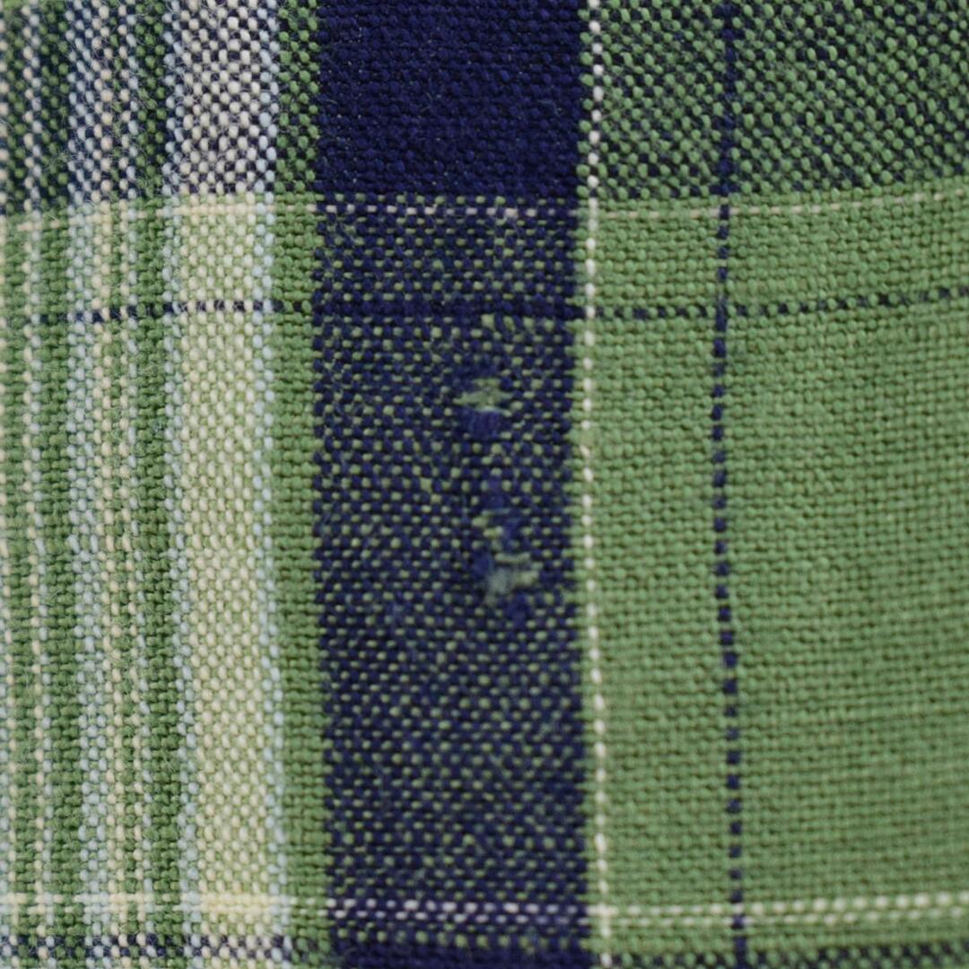 NAUTICA(ノーティカ)の古着 ノーティカ NAUTICA チェック柄 半袖 リネン ボタンダウンシャツ メンズXXL /eaa265554 メンズのトップス(シャツ)の商品写真