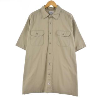 カーハート(carhartt)の古着 カーハート Carhartt 半袖 ワークシャツ メンズXXL /eaa265701(シャツ)