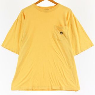 ティンバーランド(Timberland)の古着 ティンバーランド Timberland WEATHERGEAR 半袖 ワンポイントロゴTシャツ メンズL /eaa251529(Tシャツ/カットソー(半袖/袖なし))