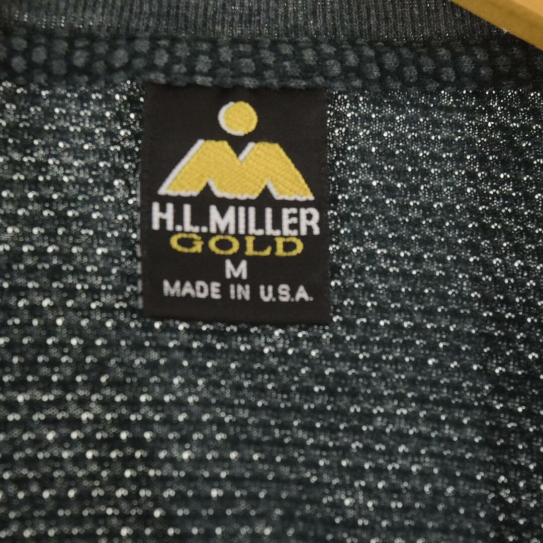 90年代 H.L.MILLER GOLD 刺繍Tシャツ USA製 メンズM ヴィンテージ /eaa244557