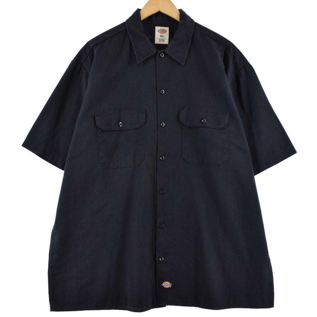 Dickies(ディッキーズ)の古着 ディッキーズ Dickies 半袖 ワークシャツ メンズXL /eaa252202 メンズのトップス(シャツ)の商品写真