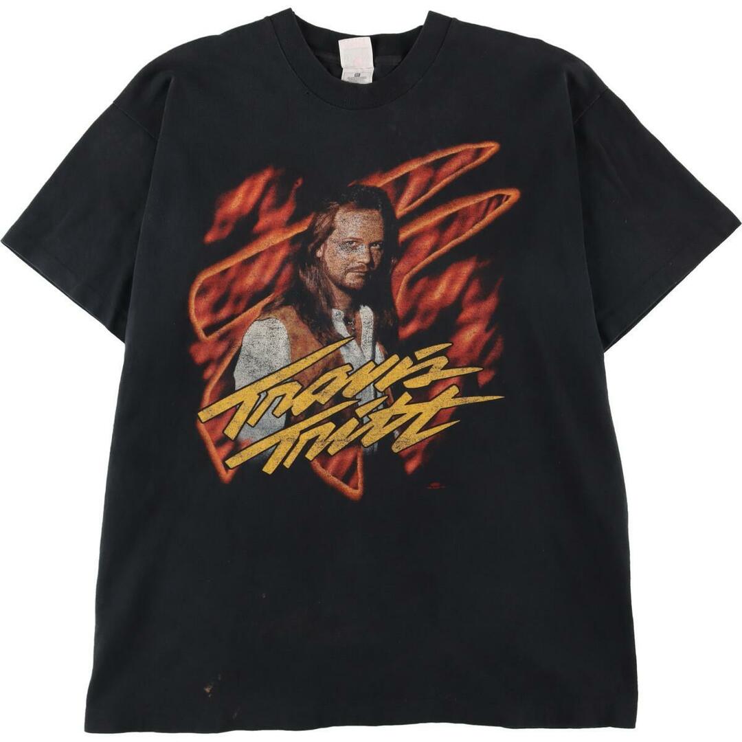 90年代 フルーツオブザルーム FRUIT OF THE LOOM TRAVIS TRITT トラヴィストリット TOUR '97 バンドTシャツ メンズL ヴィンテージ /eaa258181