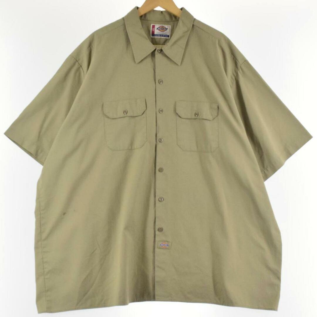 Dickies(ディッキーズ)の古着 ディッキーズ Dickies 半袖 ワークシャツ フリーサイズ /eaa244955 メンズのトップス(シャツ)の商品写真