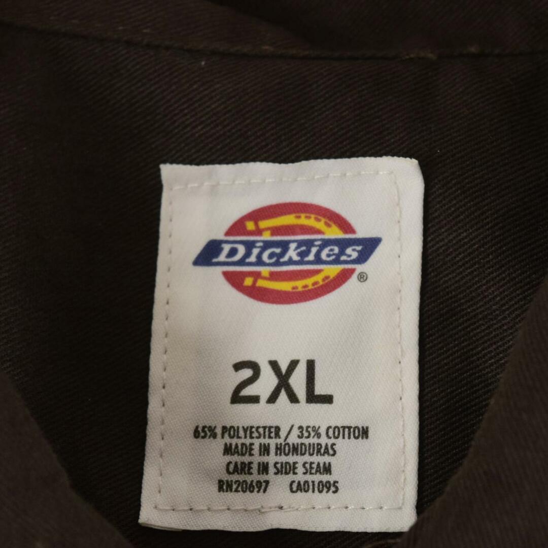 Dickies(ディッキーズ)の古着 ディッキーズ Dickies バックプリント 半袖 ワークシャツ メンズXXL /eaa252629 メンズのトップス(シャツ)の商品写真