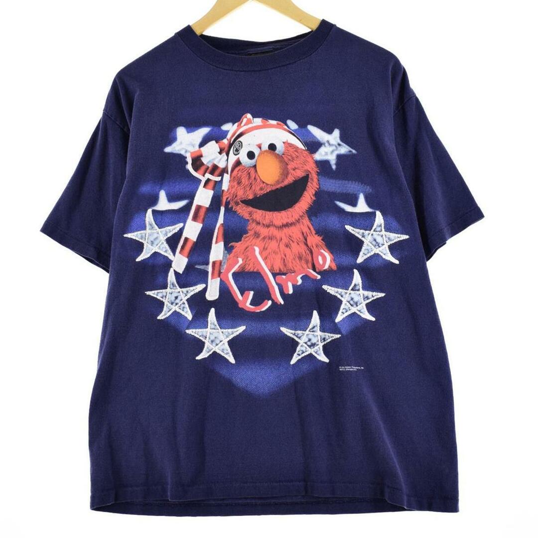 90年代 Changes ELMO エルモ キャラクタープリントTシャツ USA製