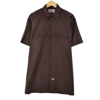 ディッキーズ(Dickies)の古着 ディッキーズ Dickies 半袖 ワークシャツ メンズXL /eaa249395(シャツ)