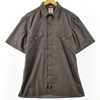 ディッキーズ(Dickies)の古着 ディッキーズ Dickies 半袖 ワークシャツ メンズXL /eaa251920(シャツ)