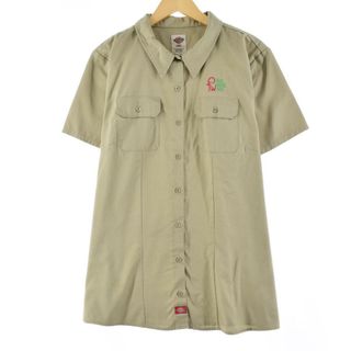 ディッキーズ(Dickies)の古着 ディッキーズ Dickies 半袖 ワークシャツ レディースXL /eaa265396(シャツ/ブラウス(半袖/袖なし))