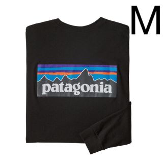 パタゴニア(patagonia)のパタゴニア P-6 レスポンシビリティー ロンT 新品  M ブラック FA22(Tシャツ/カットソー(七分/長袖))