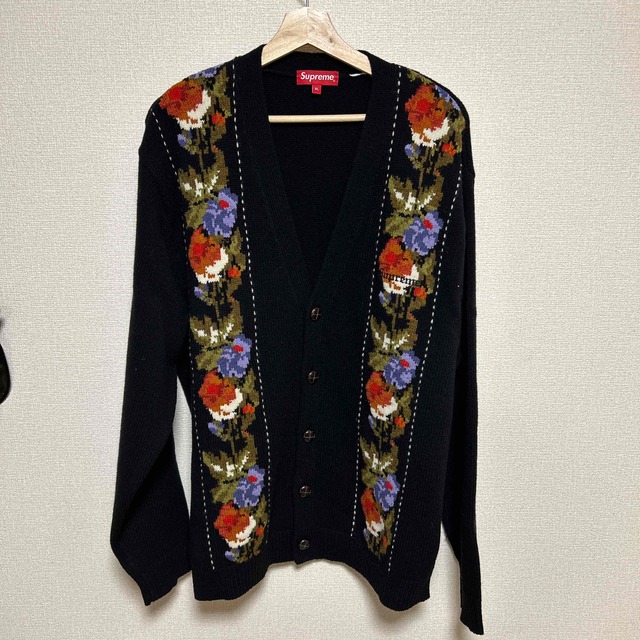 Supreme Floral Stripe Cardigan XL