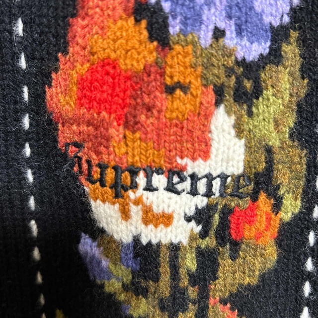 Supreme(シュプリーム)のSupreme Floral Stripe Cardigan XL メンズのトップス(カーディガン)の商品写真