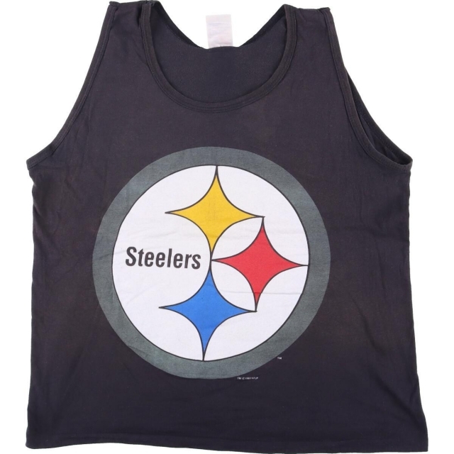 90年代 ARTEX NFL PITTSBURGH STEELERS ピッツバーグスティーラーズ タンクトップ USA製 メンズM ヴィンテージ /eaa258335