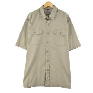 カーハート(carhartt)の古着 カーハート Carhartt RELAXED FIT 半袖 ワークシャツ メンズXXL /eaa265433(シャツ)