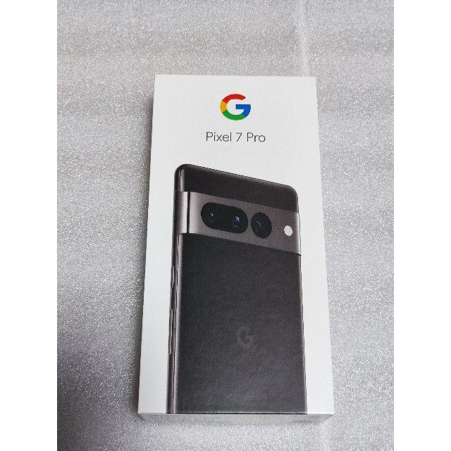 Google(グーグル)の☆Google☆ Pixel7 Pro 256GB ～ 新品未開封 ～ ブラック スマホ/家電/カメラのスマートフォン/携帯電話(スマートフォン本体)の商品写真