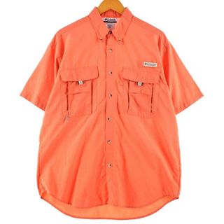 コロンビア(Columbia)の古着 コロンビア Columbia PFG 半袖 ボタンダウン フィッシングシャツ メンズM /eaa243832(シャツ)