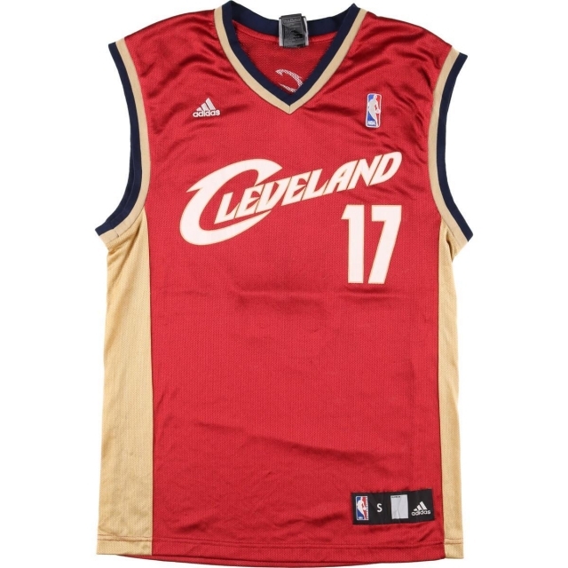 アディダス adidas NBA CLEVELAND CAVALIERS クリーブランド キャバリアーズ Vネック ナンバリング ゲームシャツ レプリカユニフォーム メンズS /eaa264294