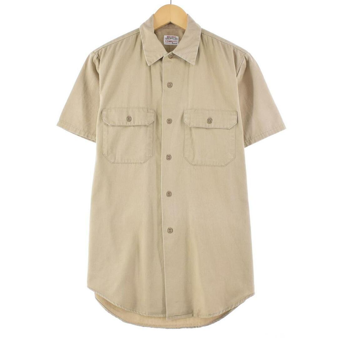 60年代 ペニーズ Penney's BIGMAC ビッグマック 半袖 ワークシャツ メンズM ヴィンテージ /eaa265463