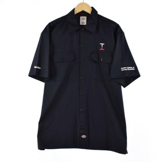 ディッキーズ(Dickies)の古着 ディッキーズ Dickies 半袖 ワークシャツ メンズXL /eaa265457(シャツ)