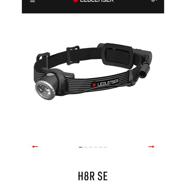 限定品 LEDヘッドライト レッドレンザー H8R SE LEDLENSER ライト/ランタン