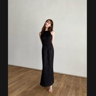 《新品未使用》celon sleeveless jacquard dress(ロングワンピース/マキシワンピース)