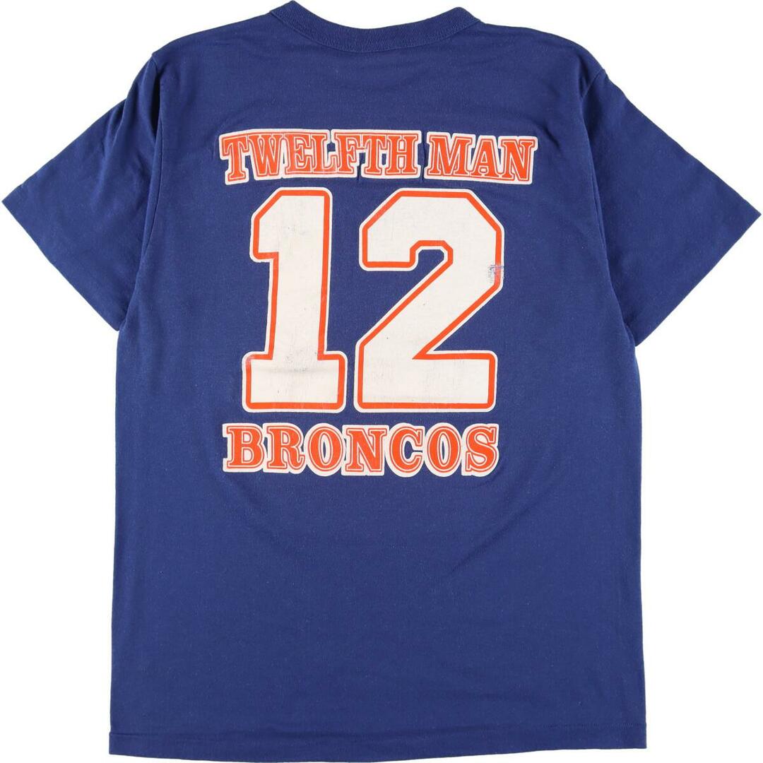 80年代 チャンピオン Champion トリコタグ NFL DENVER BRONCOS デンバーブロンコス スポーツプリントTシャツ USA製 メンズM ヴィンテージ /eaa261570