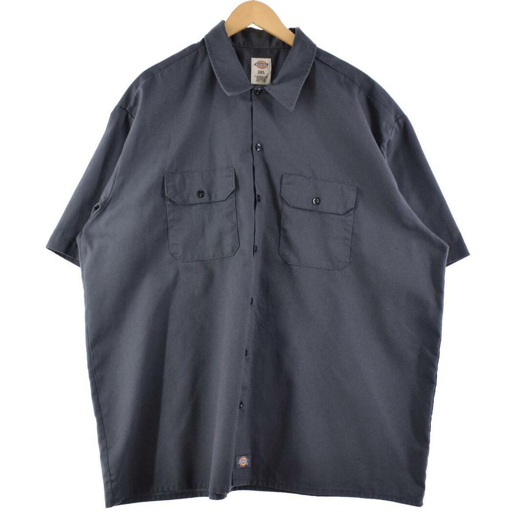 ディッキーズ Dickies 半袖 ワークシャツ メンズXXL /eaa266946