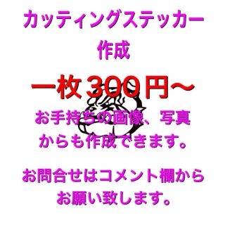 カッティングステッカー　赤光沢あり6+4枚(車外アクセサリ)