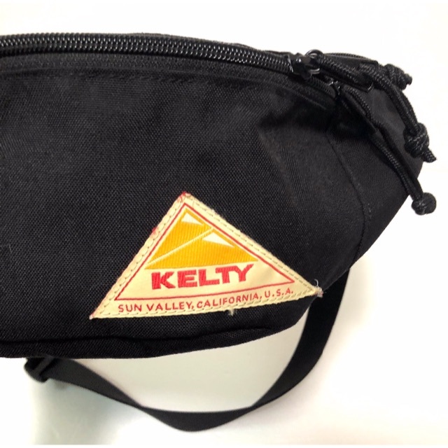 KELTY(ケルティ)のKELTY ケルティ ボディバッグ ウエストバッグ ウエストポーチ ブラック 黒 レディースのバッグ(ボディバッグ/ウエストポーチ)の商品写真