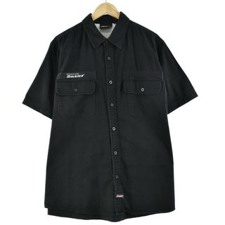 ディッキーズ(Dickies)の古着 ディッキーズ Dickies 半袖 ワークシャツ メンズXL /eaa268701(シャツ)