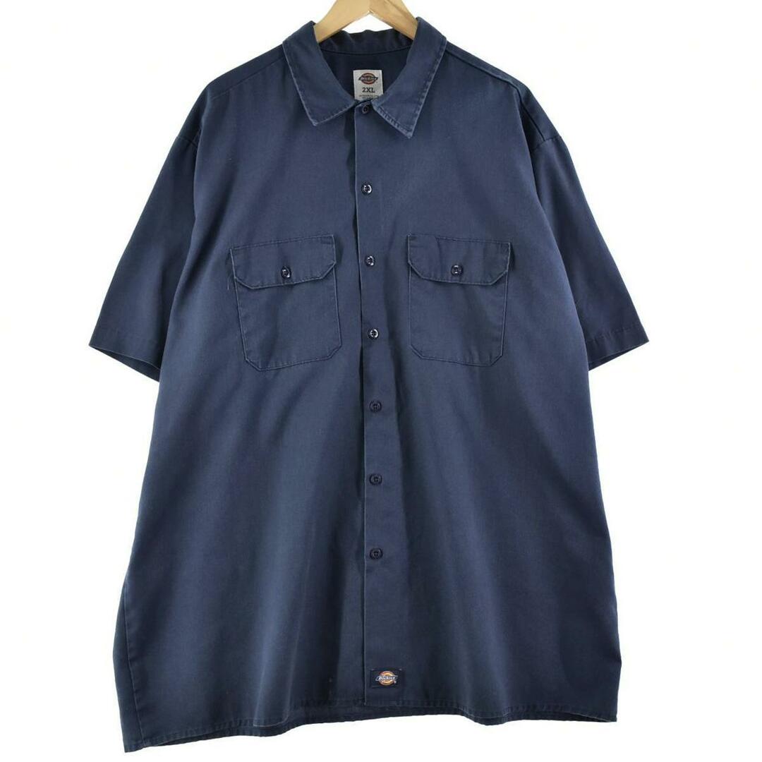 ディッキーズ Dickies 半袖 ワークシャツ メンズXXL /eaa264991