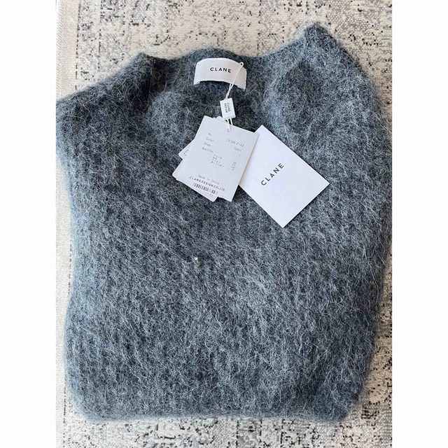 CLANE(クラネ)の【CLANE】新品BOAT NECK ALPACA OVER KNIT TOPS レディースのトップス(ニット/セーター)の商品写真