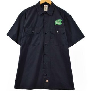 ディッキーズ(Dickies)の古着 ディッキーズ Dickies 半袖 ワークシャツ メンズM /eaa255218(シャツ)