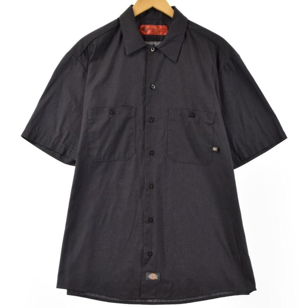 ディッキーズ Dickies 半袖 ワークシャツ メンズXL /eaa255231