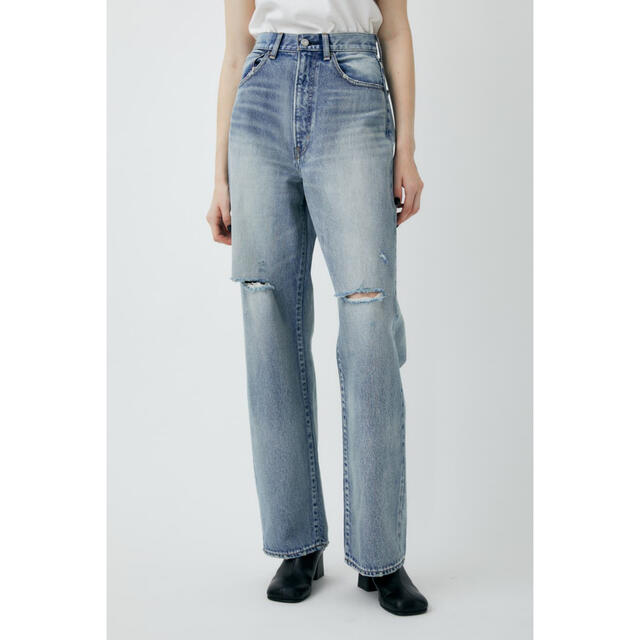 新品/取寄品 完売MOUSSY❤︎ HW CRASH LOOSE STRAIGHT - www