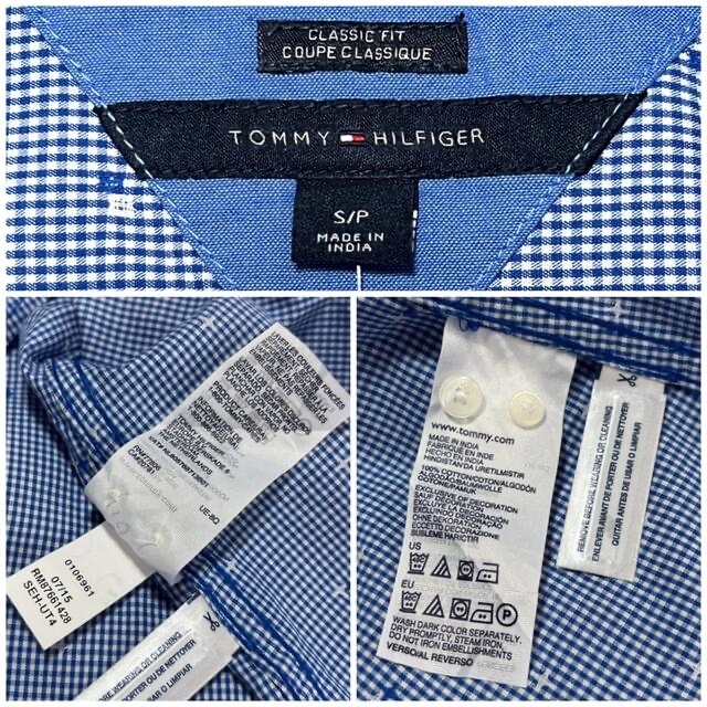 TOMMY HILFIGER(トミーヒルフィガー)のおまとめ【新品】TOMMY HILFIGER〉コットンシャツ ブルー&ピンク レディースのトップス(シャツ/ブラウス(長袖/七分))の商品写真