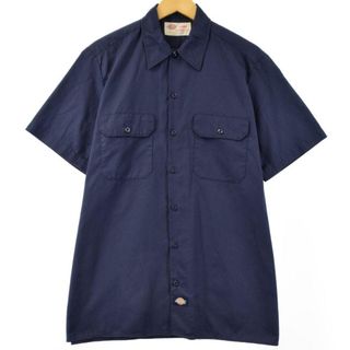 ディッキーズ(Dickies)の古着 ディッキーズ Dickies 半袖 ワークシャツ メンズL /eaa255207(シャツ)