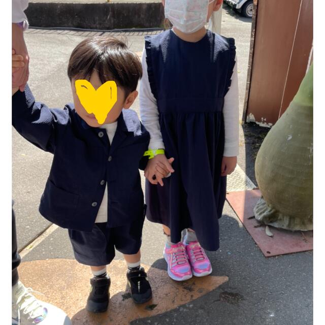 ハンドメイド＊ワンピース、セットアップ、お揃いセット キッズ/ベビー/マタニティのキッズ服女の子用(90cm~)(ワンピース)の商品写真