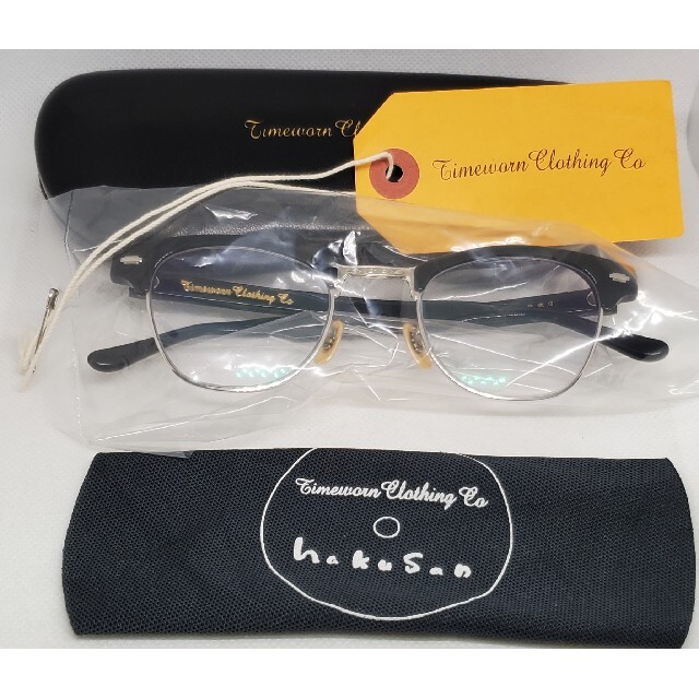 白山眼鏡店 Timeworn AtLast アットラスト サーモントブローメガネjapaneseglasses