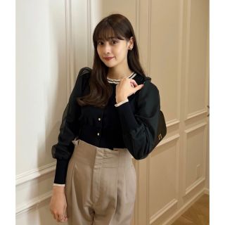 ハーリップトゥ(Her lip to)の【本日限定値下げ】Herlipto Organdy Fairy Knit Top(カーディガン)