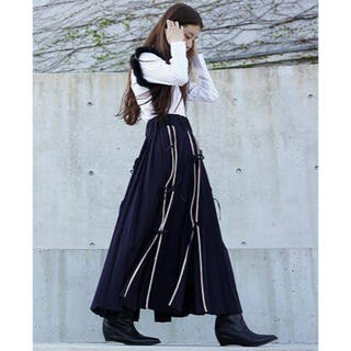 ステュディオス(STUDIOUS)のAKIKOAOKI pleats long skirt(ロングスカート)