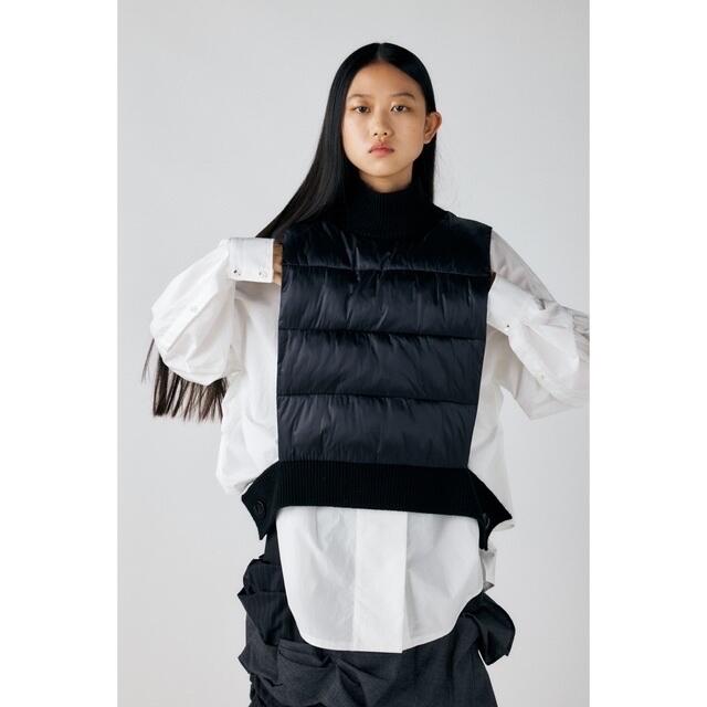 ENFOLD(エンフォルド)の今季！enfold ベスト　RIB-NECK VEST エンフォルド　 レディースのトップス(ベスト/ジレ)の商品写真