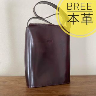 ブリー(BREE)のBREE パテントレザー エナメル バッグ ショルダーバッグ ワインレッド (ショルダーバッグ)