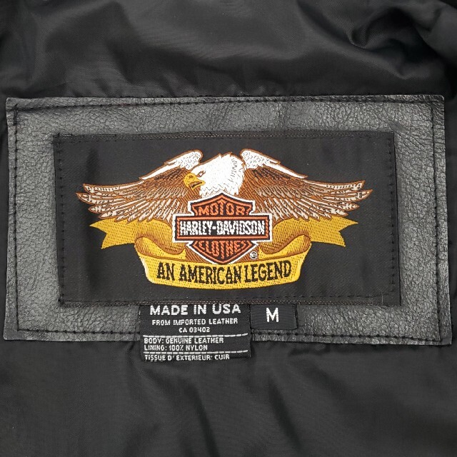Harley Davidson - 希少USA製◇HARLEY-DAVIDSON◇レザーライダース ...