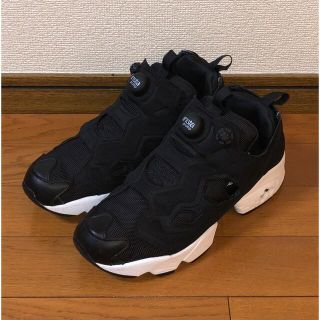 リーボック(Reebok)の良品 REEBOK INSTA PUMP FURY OG 25cm ブラック 黒(スニーカー)