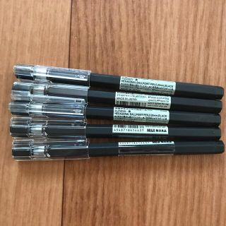 ムジルシリョウヒン(MUJI (無印良品))の無印　中性ゲルインキ六角ボールペン  0.25 黒(ペン/マーカー)