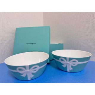 Tiffany & Co. - 新品未使用 ティファニー ブルーボックスボウル 2枚組 箱付