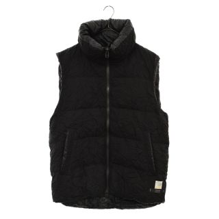 805センチ身幅FACETASM ファセッタズム 18AW WRINKLED WOOL DOWN VEST