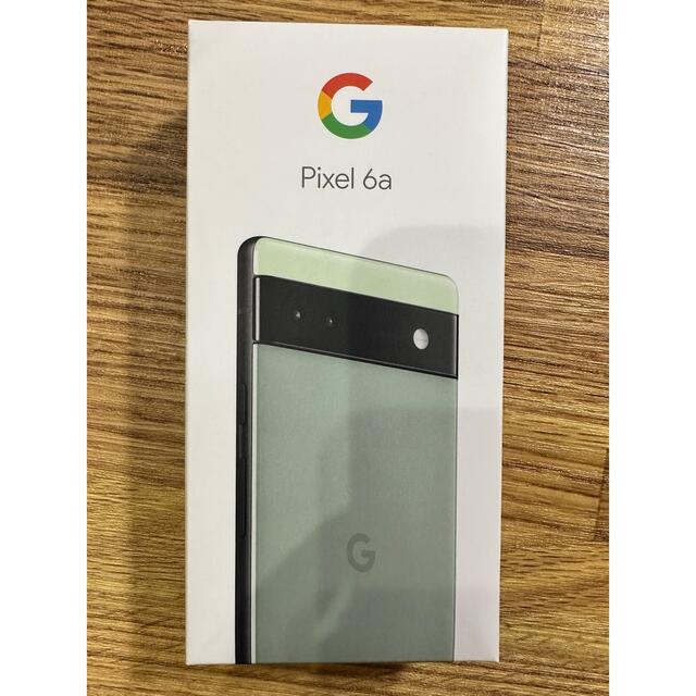 スマートフォン本体【新品未使用】Googlepixel6a 128G sage